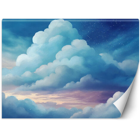 Fototapete Blaue Wolken 100x70 cm