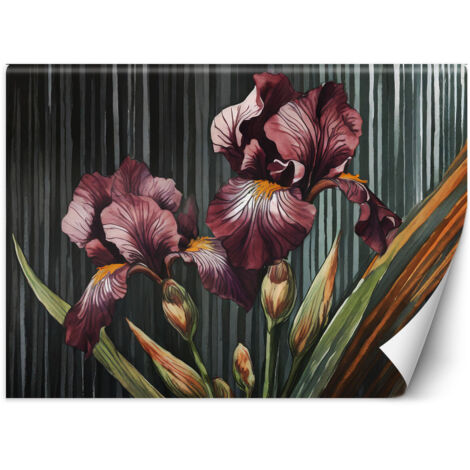 Fototapete Blumen Abstraktion 100x70 cm