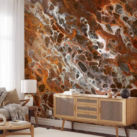 Fototapete – Braune Krater