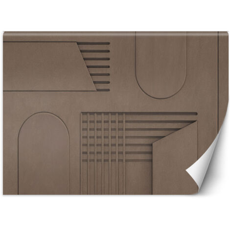 Fototapete Braunes Relief 3D 100x70 cm