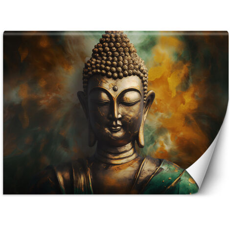 Fototapete Buddha-Statue Abstraktion 100x70 cm