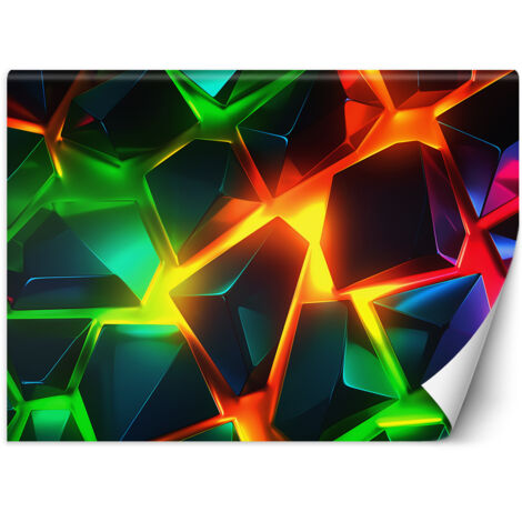 Fototapete Bunte 3D-Abstraktion 150x105 cm