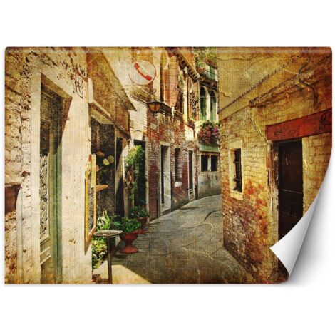 Fototapete Die bunten Straßen der Toskana 350x245 cm