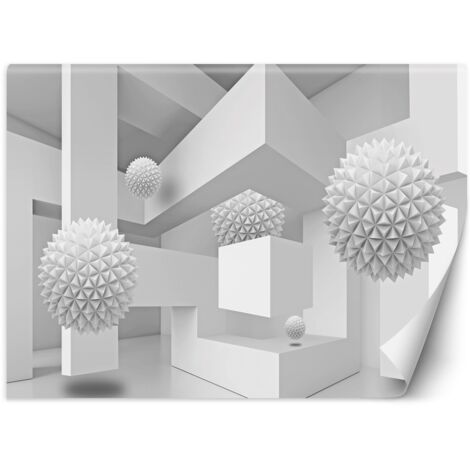 Fototapete, Geometrische 3D-Abstraktion – 400x280