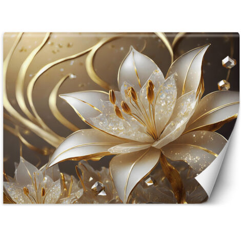 Fototapete Glamour Blume 250x175 cm