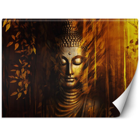Fototapete Goldener Buddha 100x70 cm