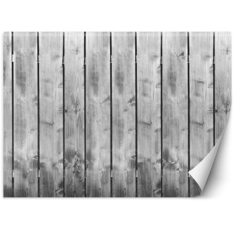 Fototapete Holz Vintage Grau 100x70 cm