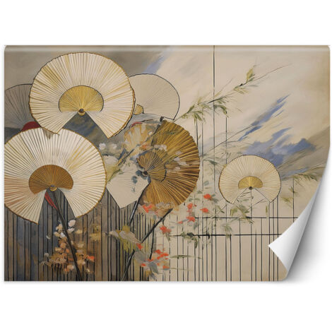 Fototapete Japanische Fächer 100x70 cm