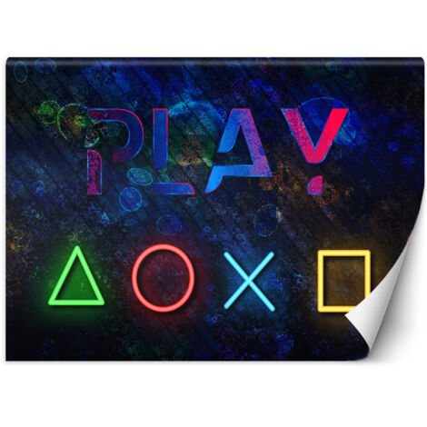 Fototapete Knöpfe für den Controller und Spielbeschriftung 150x105 cm