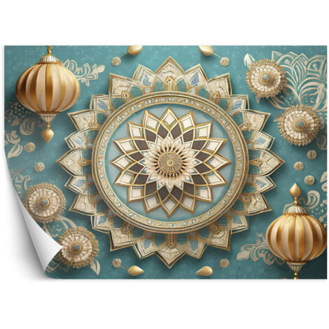 Fototapete Mandala Rosette Orientalisch 250x175 cm