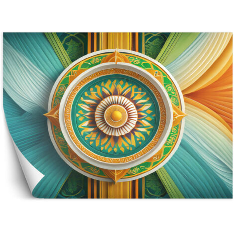 Fototapete Mandala Zen Symbol 100x70 cm