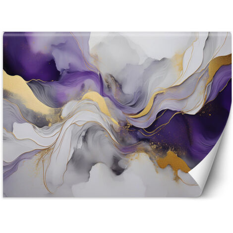 Fototapete Marmor Textur Violett 100x70 cm