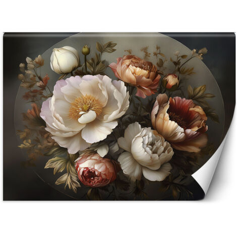 Fototapete Natur Botanicals Laubblumen 300x210 cm
