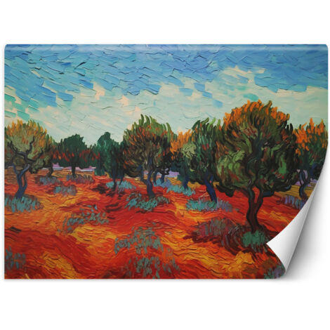 Fototapete Olivenbäume - V. van Gogh 150x105 cm
