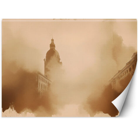 Fototapete Retro-Stadtbild 100x70 cm