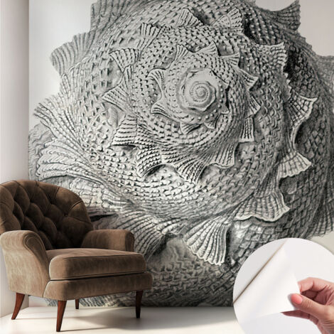 Fototapete Selbstklebend - Büro Wandgestaltung - Wanddekoration Wohnzimmer Kunst der Natur 250x250 cm