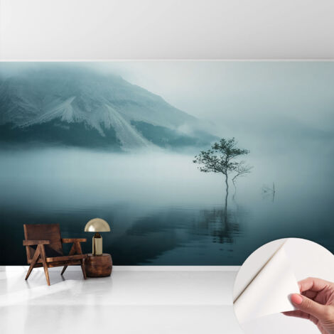 Fototapete Selbstklebend - Büro Wandgestaltung - Wanddekoration Wohnzimmer Mystik der Natur 416x254 cm
