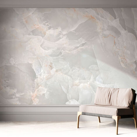 Fototapete Selbstklebend - Wanddekoration - Wandfolie - 3D Tapete Wand - Wohnungsdeko Marmorstruktur 312x219 cm