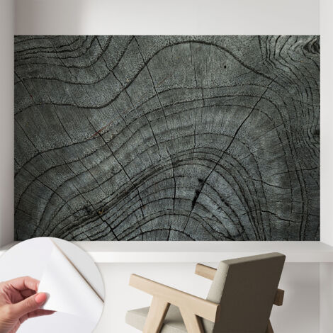 Fototapete Selbstklebend - Wanddekoration - Wandfolie - 3D Tapete Wand - Wohnungsdeko Maserungsmuster 104x70 cm