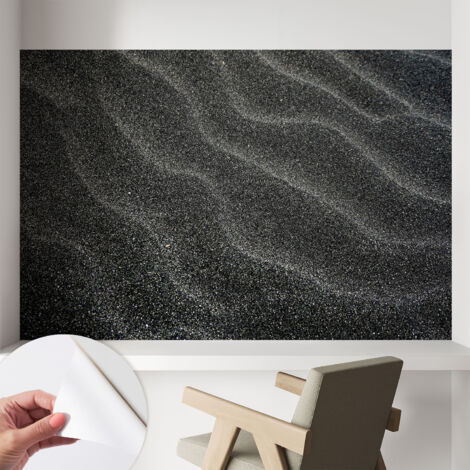 Fototapete Selbstklebend - Wanddekoration - Wandfolie - 3D Tapete Wand - Wohnungsdeko Sandwellen 104x70 cm
