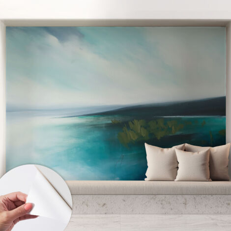 Fototapete Selbstklebend - Wanddekoration - Wandfolie - 3D Tapete Wand - Wohnungsdeko Wasserschönheit 208x146 cm