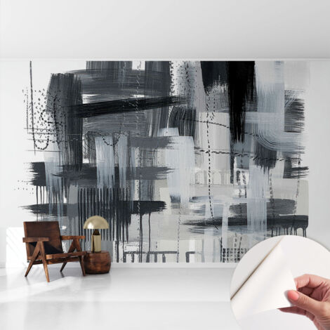 Fototapete Selbstklebend - Wandtattoo - leicht anzubringen - Wandverkleidung Moderne Kunst 416x254 cm