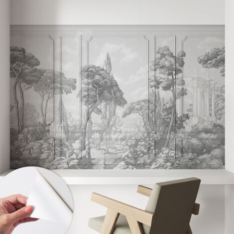 Fototapete Selbstklebend - Wandtattoo - leicht anzubringen - Wandverkleidung Stimmungsvolle Natur 104x70 cm