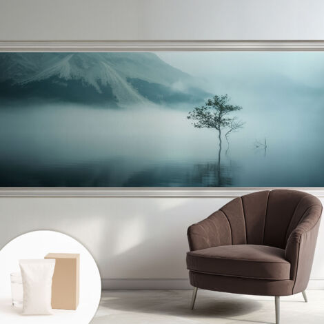 Fototapete Tapete Vliestapete mit Kleber Büro Wandgestaltung - Wanddekoration Wohnzimmer Mystik der Natur 250x104 cm