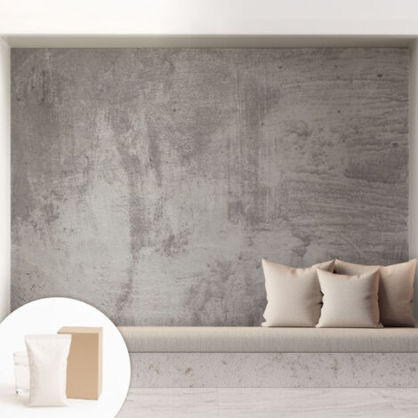 Fototapete Tapete Vliestapete mit Kleber Büro Wandgestaltung - Wanddekoration Wohnzimmer Rohbeton 208x146 cm