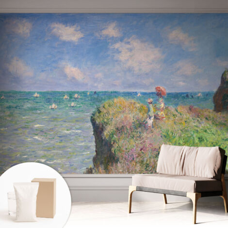 Fototapete Tapete Vliestapete mit Kleber Büro Wandgestaltung - Wanddekoration Wohnzimmer Ruhige Landschaft 312x219 cm