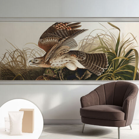 Fototapete - Tapete Vliestapete mit Kleber - Wandtapete Moderne Wandbild Schlafzimmer Wohnzimmer Geflügelte Schönheit 250x104 cm