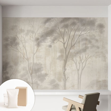 Fototapete - Tapete Vliestapete mit Kleber - Wandtapete Moderne Wandbild Schlafzimmer Wohnzimmer Stilvolle Harmonie 152x104 cm