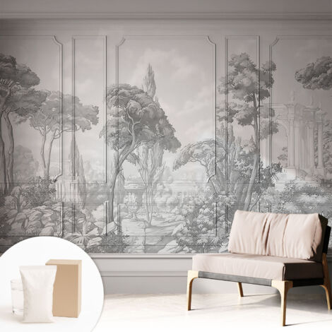 Fototapete - Tapete Vliestapete mit Kleber - Wandtapete Moderne Wandbild Schlafzimmer Wohnzimmer Stimmungsvolle Natur 312x219 cm