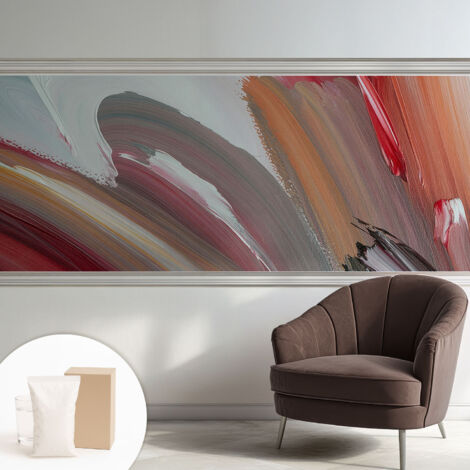 Fototapete Vliestapete mit Kleber - modern Wohnzimmer - Wanddekoration - einfach anzubringen Malerischer Ausdruck 250x104 cm