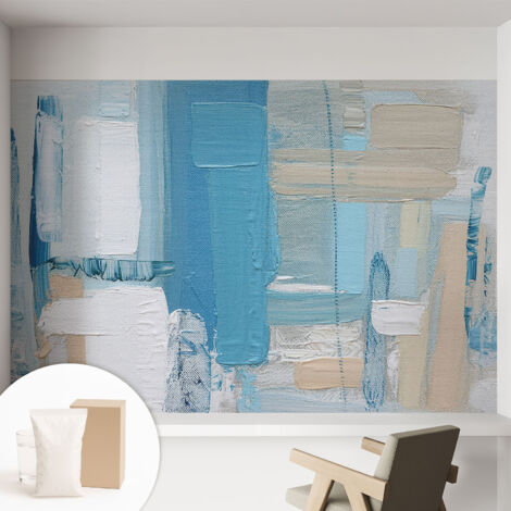 Fototapete Vliestapete mit Kleber - modern Wohnzimmer - Wanddekoration - einfach anzubringen Moderne Harmonie 152x104 cm