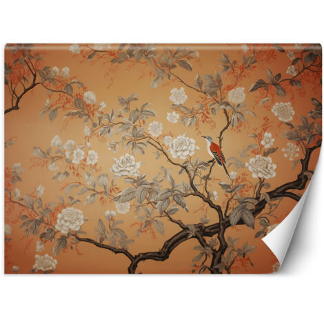 Fototapete Vogelbaum Chinoiserie 100x70 cm