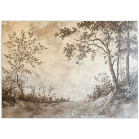 Fototapete Wald Bäume Natur 100x70 cm