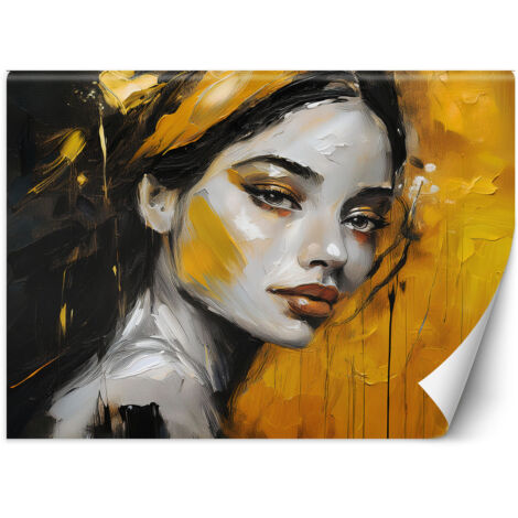 Fototapete Weiblicher Glamour Gold 150x105 cm