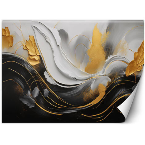 Fototapete Wellen 3D Abstraktion 100x70 cm