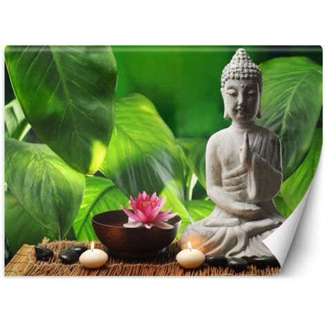 Fototapete Zen-Buddha-Figur 100x70 cm