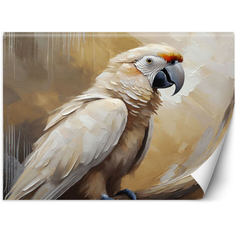 FototapetePapagei Vögel gemalt 100x70 cm