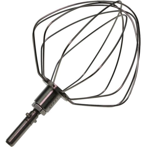 Fouet 6 branches en inox avec circlip pour robots CHEF (KW711660, KW717151) Robot ménager 61439 KENWOOD