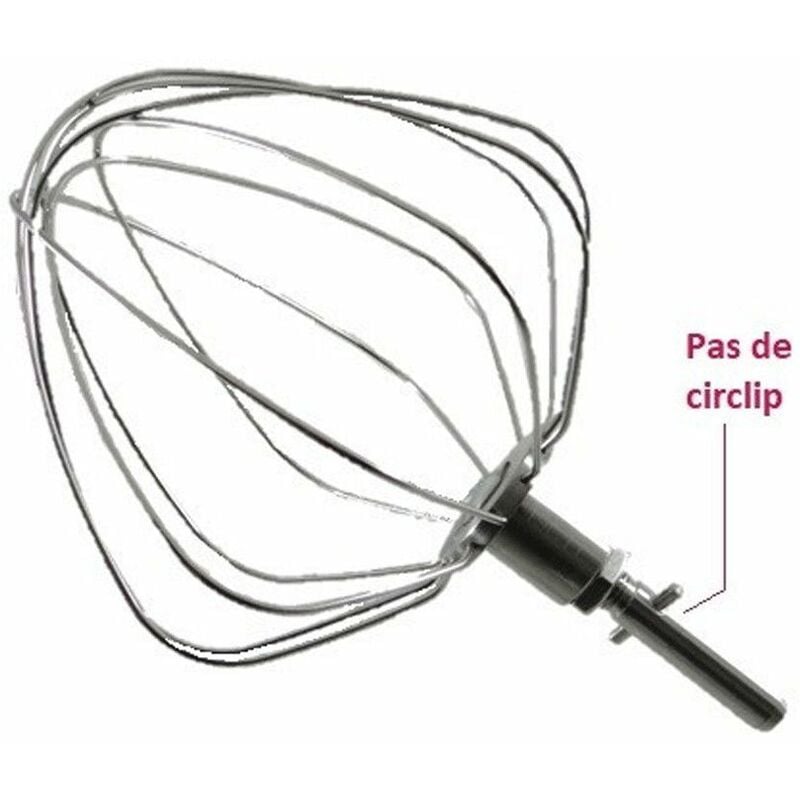 Fouet 8 branches remplacé par un 9 branches (KW711661, KW717152) Robot ménager Kenwood