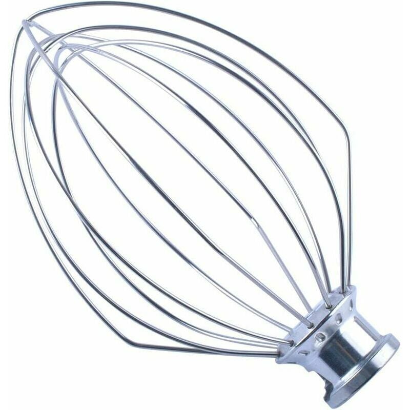 Ikodm - Fouet à Fil K5AWW - Compatible avec KitchenAid - 15.5cm - Véritable Professionnel - Bowl Lift Stand Mélangeur 5QT - Remplacer WPW10731415