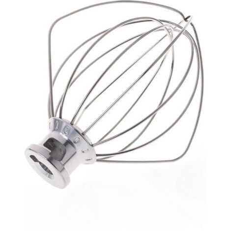 Fouet à Fils K45WW compatible pour KitchenAid KSM90 K45 KSM150 en Acier Inoxydable Fouet Mélangeur Planétaire pour œufs et gâteaux (taille 4.5QT / 4.3 L)