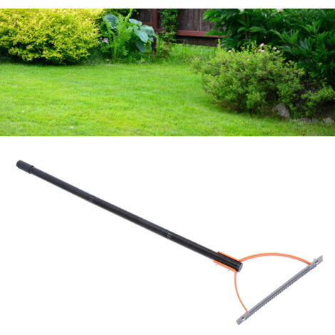 Fouet à Herbe Manuelle avec Lames Dentelées Double Tranchant pour Découpe de Végétation Outils de Jardinage 3 Sections - KZQ