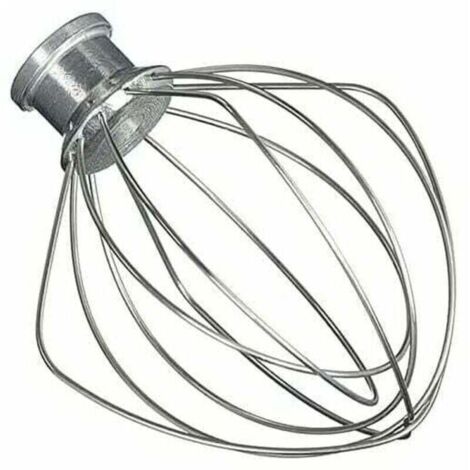 Fouet en Fil d\'acier Inoxydable Compatible avec KitchenAid K45WW WP9704329 KSM150 KSM160 K45 KSM90 Accessoire Robot