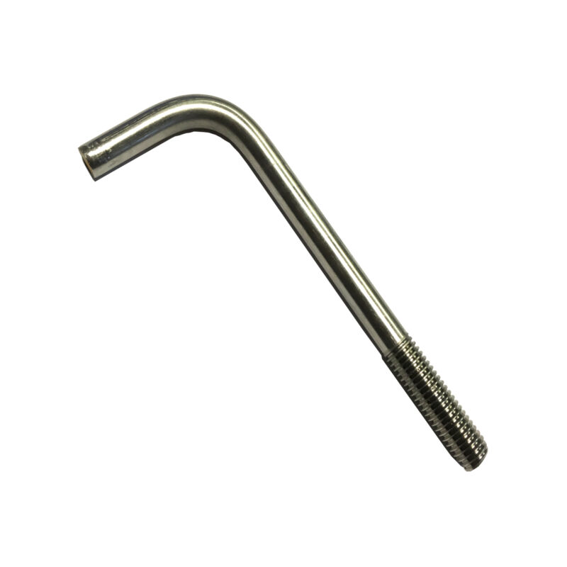 Foundation Bolt (Anchor or L-Bolt) M16 x 440 mm Zinc Plated Mild Steel