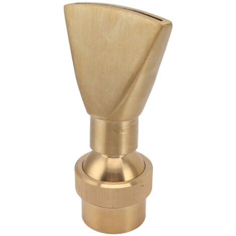 Fountain Nozzle Copper Adjustable Fan Shaped Head for Elegant Garden Water Display and Irrigation G1.5