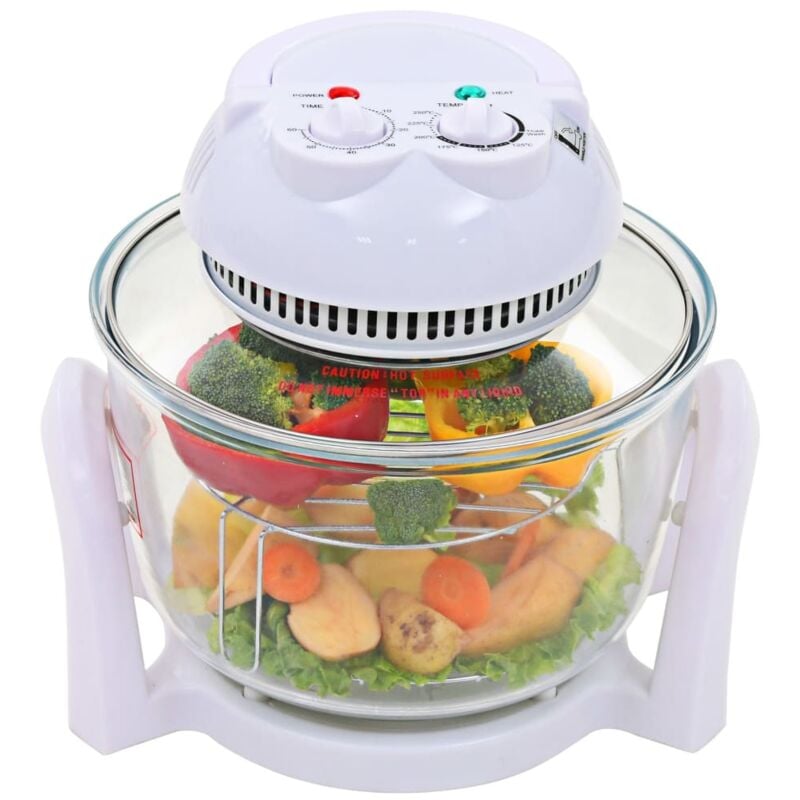 Vidaxl - Four à convection halogène avec bague d'extension 800 w 10 l